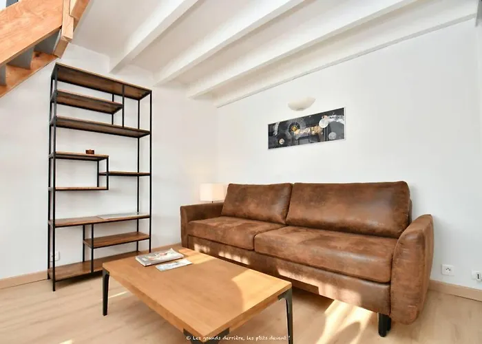 La Mezzanine 5 Pers Classe 3 Etoiles, Royan- Centre 300 M Foncillon Апартаменты *